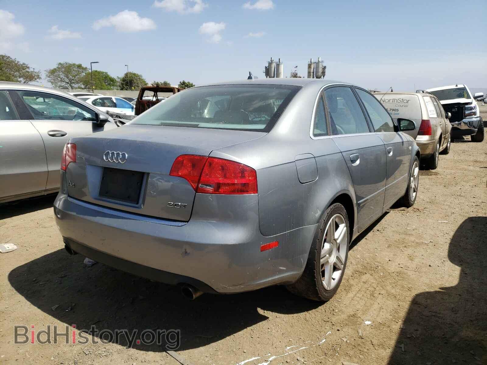 2007 AUDI A4 - VIN: WAUAF78E87A087191 - Photo 4