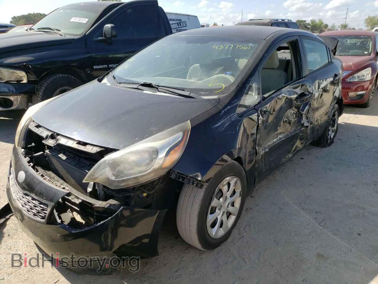 2013 KIA RIO - VIN: KNADM4A30D6185530 - Фото 2