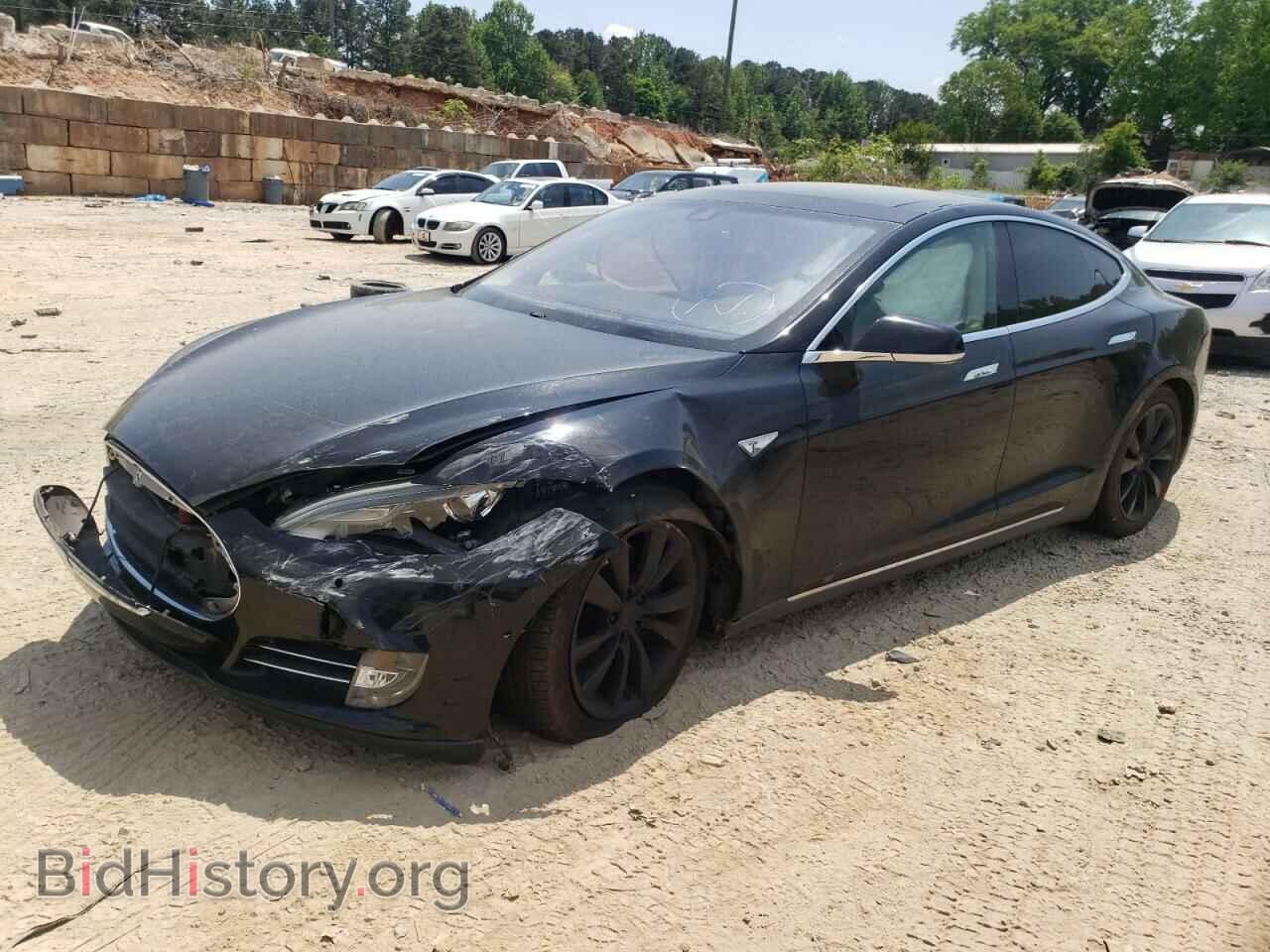 2014 TESLA MODEL S - VIN: 5YJSA1H15EFP66243 - Фото 2