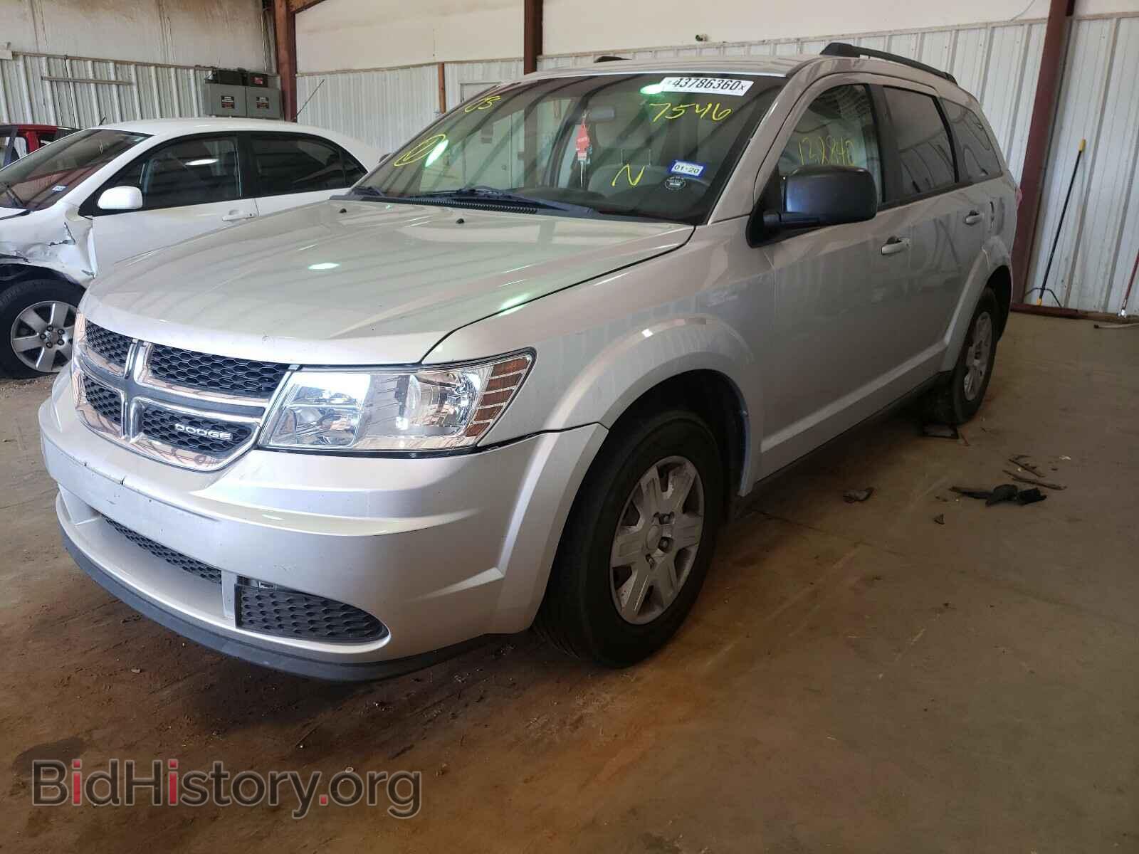 2012 DODGE JOURNEY - VIN: 3C4PDCAB5CT167546 - Фото 2