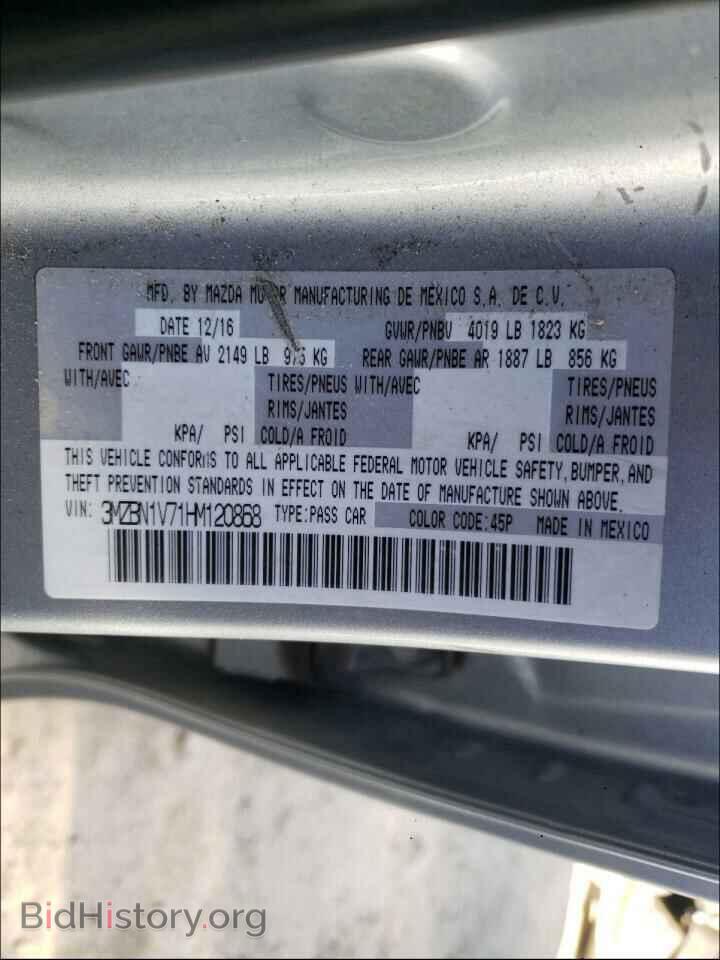 2017 MAZDA 3 - VIN: 3MZBN1V71HM120868 - Photo 10