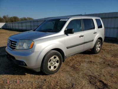 2015 Honda PILOT LX, серебристый — VIN 5FNYF4H29FB021955, Copart