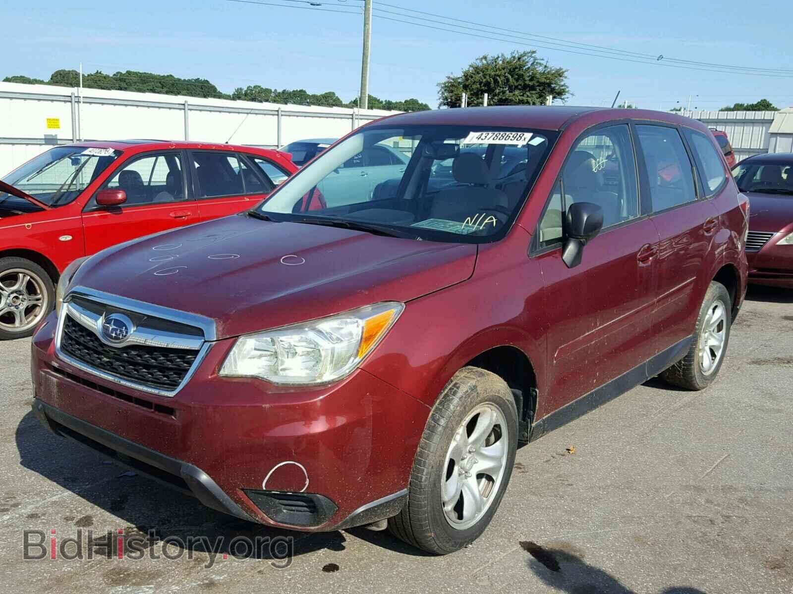 2014 SUBARU FORESTER - VIN: JF2SJAAC4EH418608 - Фото 2