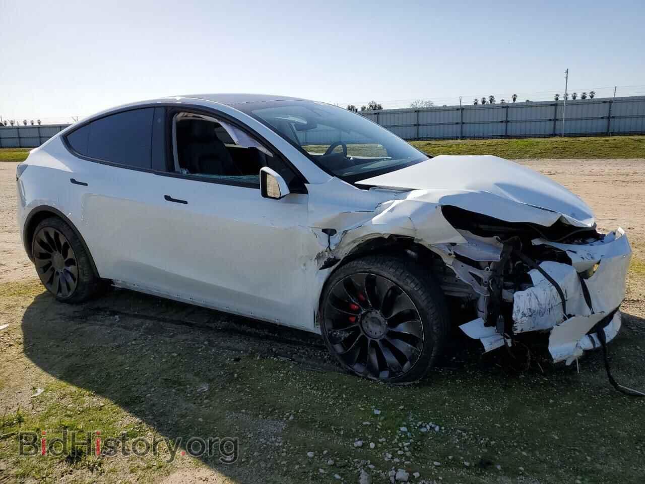 2022 TESLA MODEL Y - VIN: 7SAYGDEF3NF459621 - Photo 4