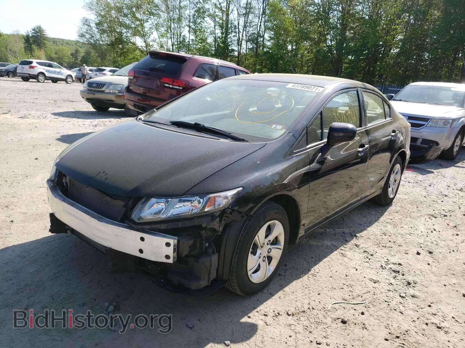 2014 HONDA CIVIC - VIN: 2HGFB2F51EH503267 - Фото 2