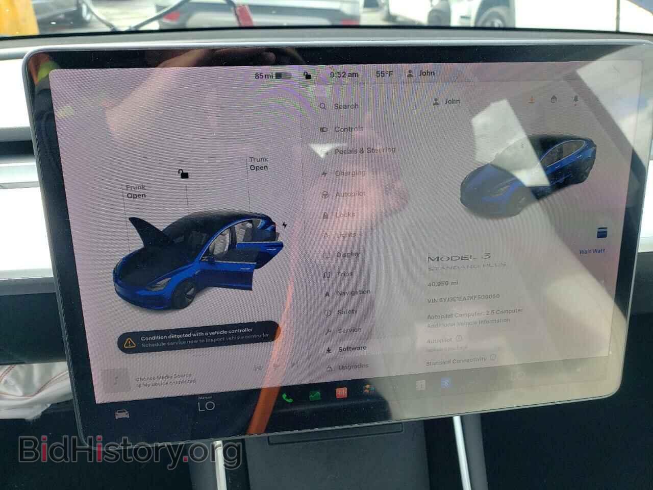 2019 TESLA MODEL 3 - VIN: 5YJ3E1EA2KF509050 - Фото 9