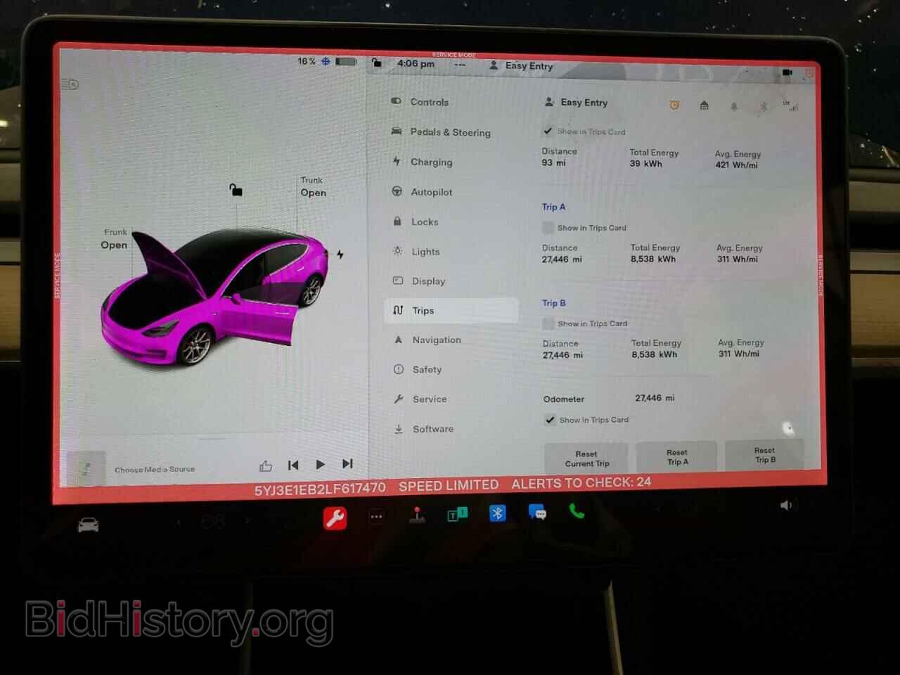 2020 TESLA MODEL 3 - VIN: 5YJ3E1EB2LF617470 - Фото 9
