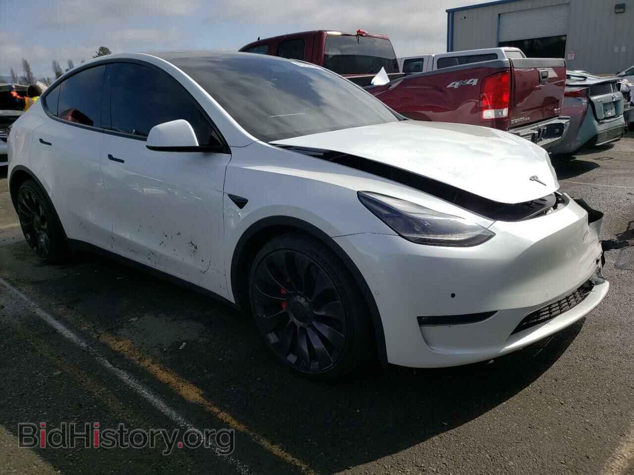 2022 TESLA MODEL Y - VIN: 7SAYGDEF0NF352204 - Фото 4