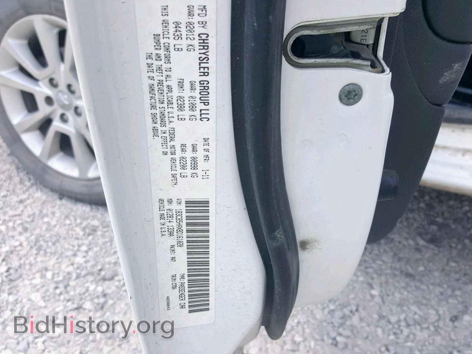 2011 DODGE CALIBER - VIN: 1B3CB5HAXBD161020 - Фото 10
