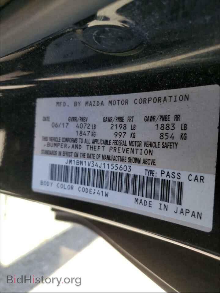 2018 MAZDA 3 - VIN: JM1BN1V34J1155603 - Фото 10