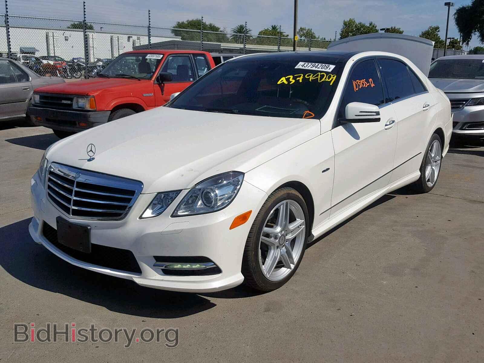 2012 MERCEDES-BENZ E 350 - VIN: WDDHF5KB9CA643495 - Фото 2