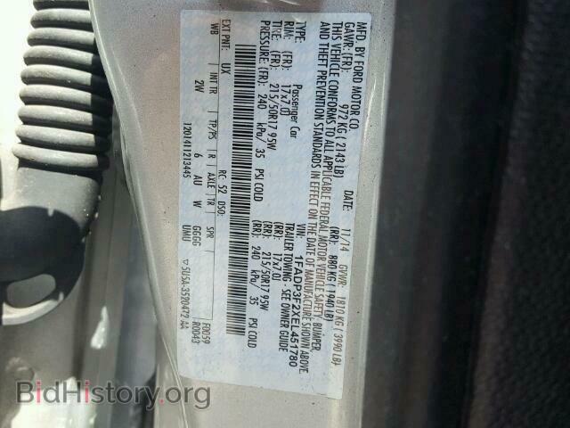 2014 FORD FOCUS - VIN: 1FADP3F2XEL451780 - Photo 10