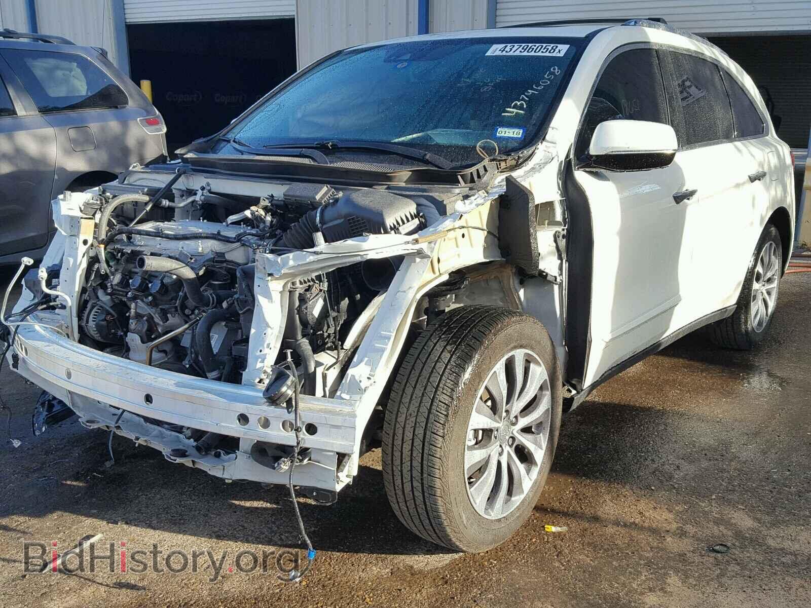 2016 ACURA MDX - VIN: 5FRYD4H41GB039955 - Фото 2