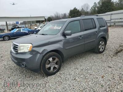 2013 Honda PILOT EXL, серый — VIN 5FNYF3H54DB026434, Copart