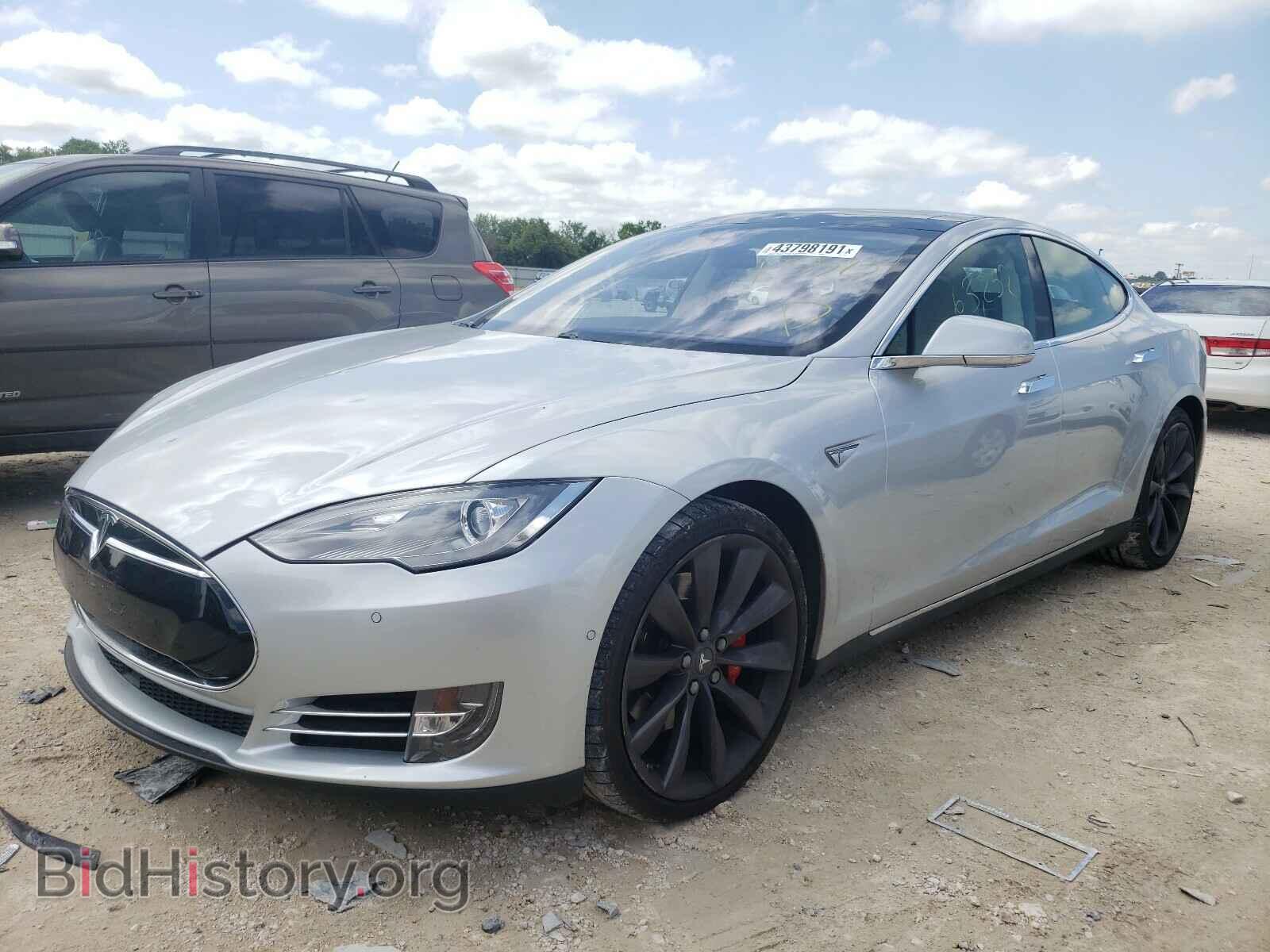 2014 TESLA MODEL S - VIN: 5YJSA1H15EFP55257 - Photo 2