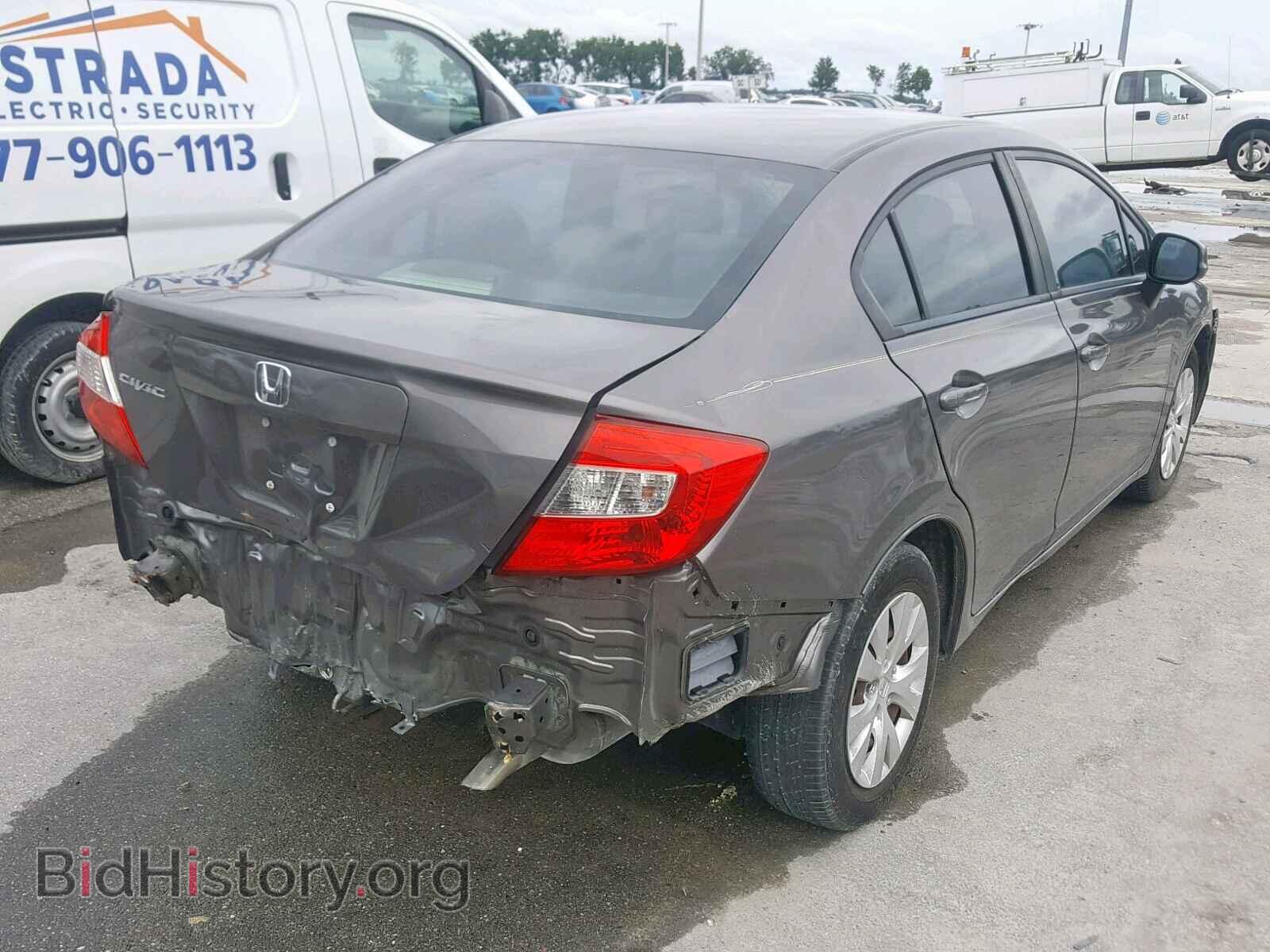 2012 HONDA CIVIC LX - VIN: 19XFB2F50CE077207 - Фото 4