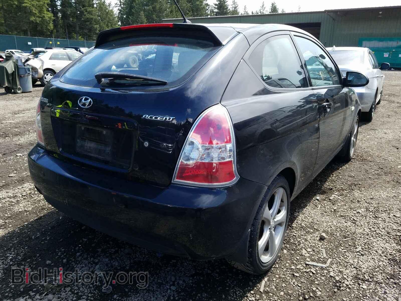 2007 HYUNDAI ACCENT - VIN: KMHCN36C77U012811 - Фото 4