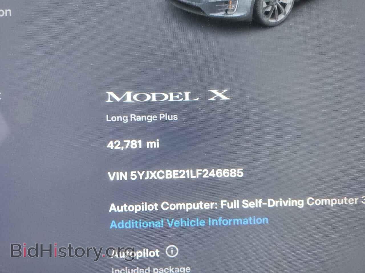 2020 TESLA MODEL X - VIN: 5YJXCBE21LF246685 - Photo 9