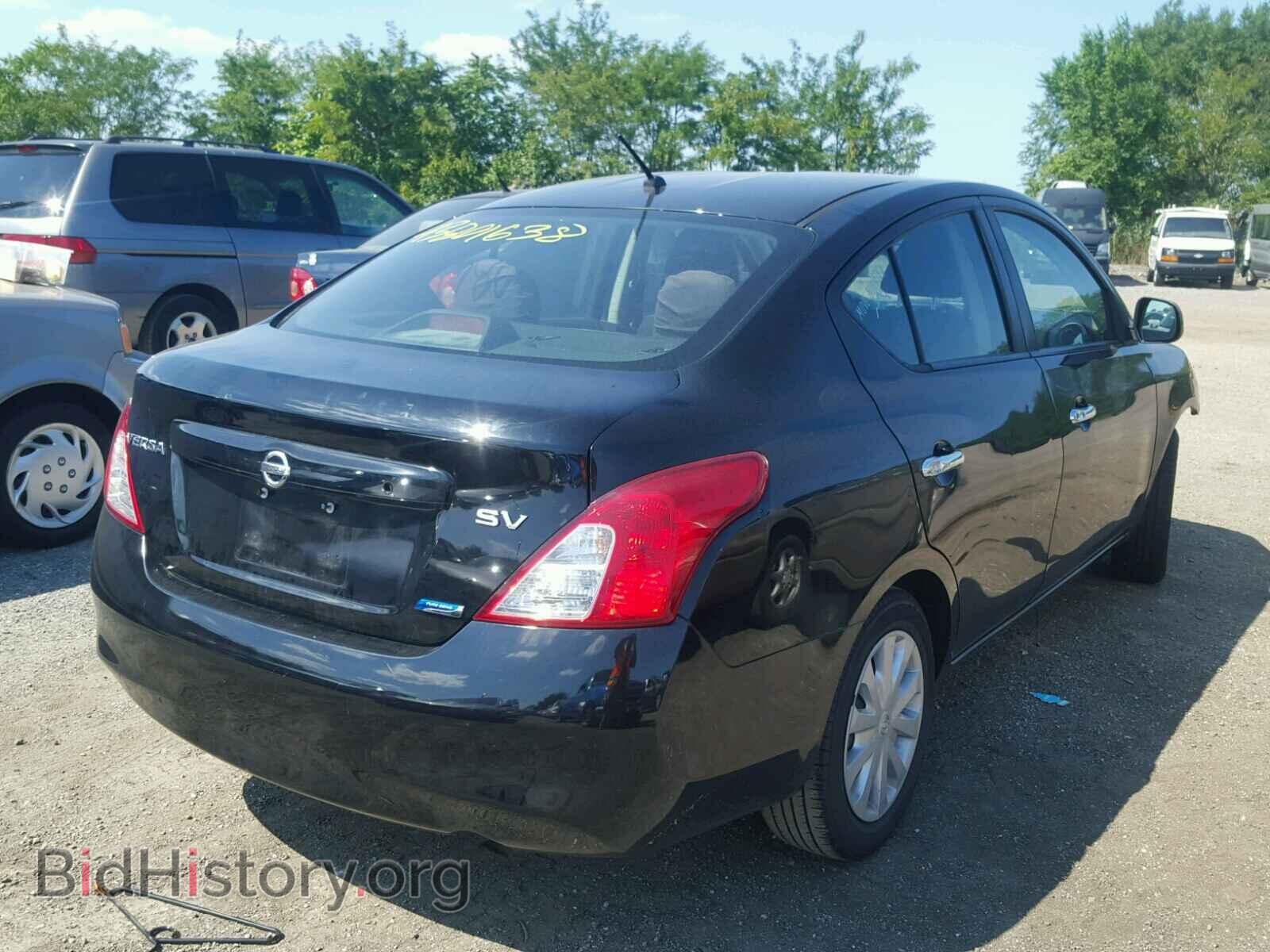 2012 NISSAN VERSA - VIN: 3N1CN7AP8CL811719 - Фото 4