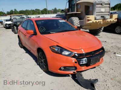 2015 Dodge DART Dart SXT, оранжевый — VIN 1C3CDFBB6FD410956, Copart