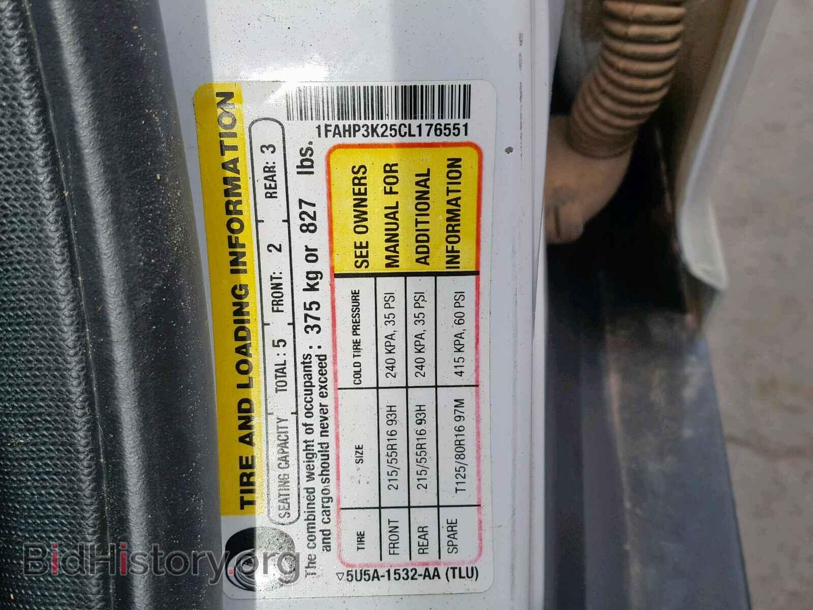2012 FORD FOCUS SE - VIN: 1FAHP3K25CL176551 - Фото 10