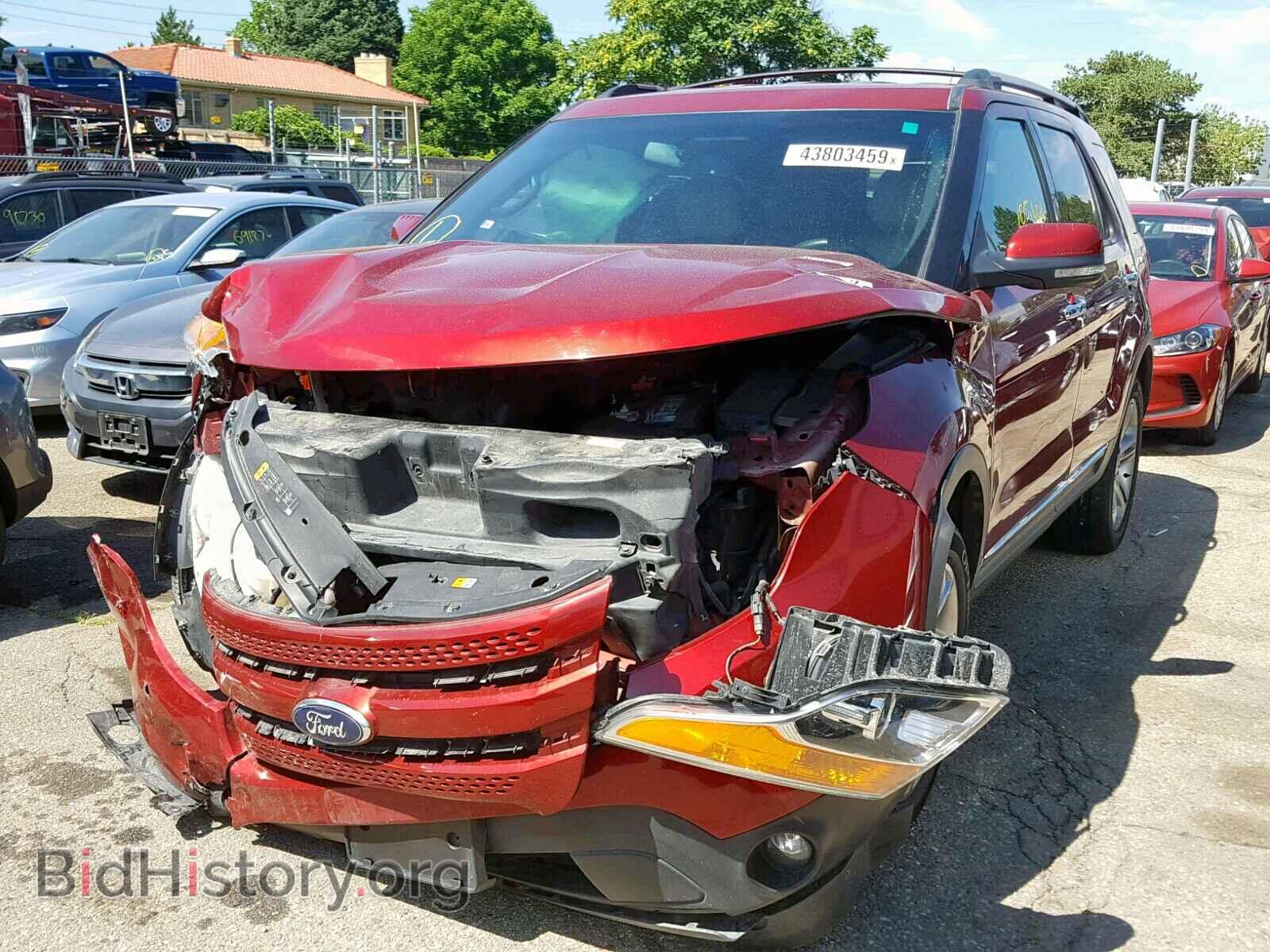 2013 FORD EXPLORER L - VIN: 1FM5K8F85DGA59730 - Фото 2