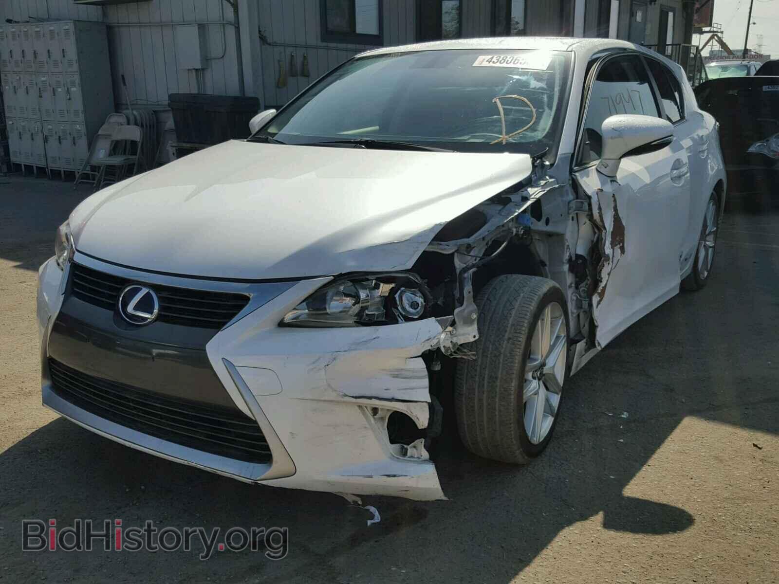 2015 LEXUS CT 200 - VIN: JTHKD5BH2F2217462 - Фото 2