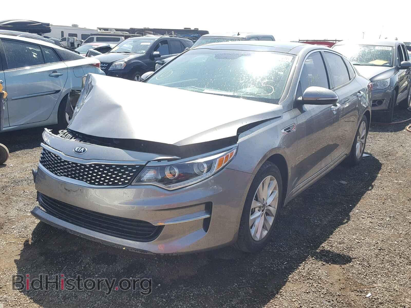 2016 KIA OPTIMA - VIN: 5XXGU4L30GG050681 - Фото 2