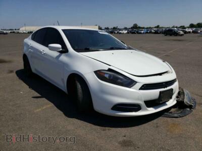 2015 Dodge DART Dart SXT, белый — VIN 1C3CDFBB2FD211497, Copart