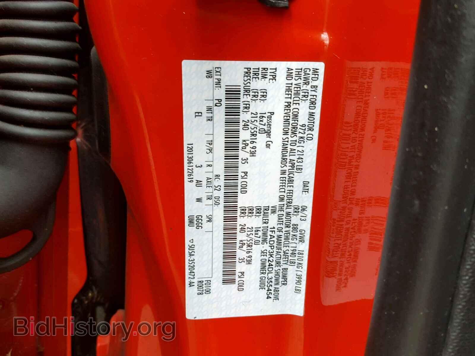 2013 FORD FOCUS - VIN: 1FADP3K24DL355454 - Photo 10