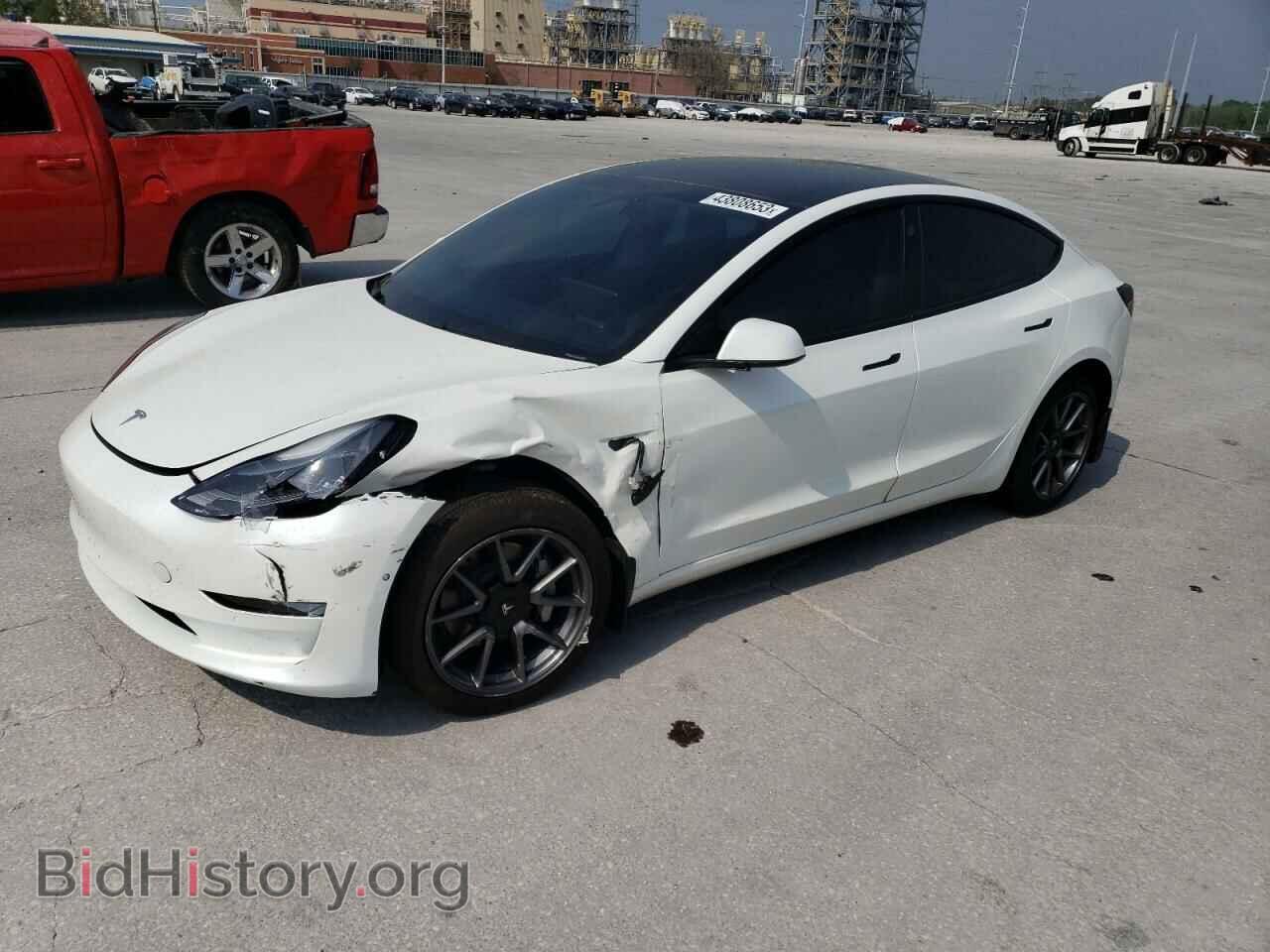 Photo 5YJ3E1EB9MF055567 - TESLA MODEL 3 2021