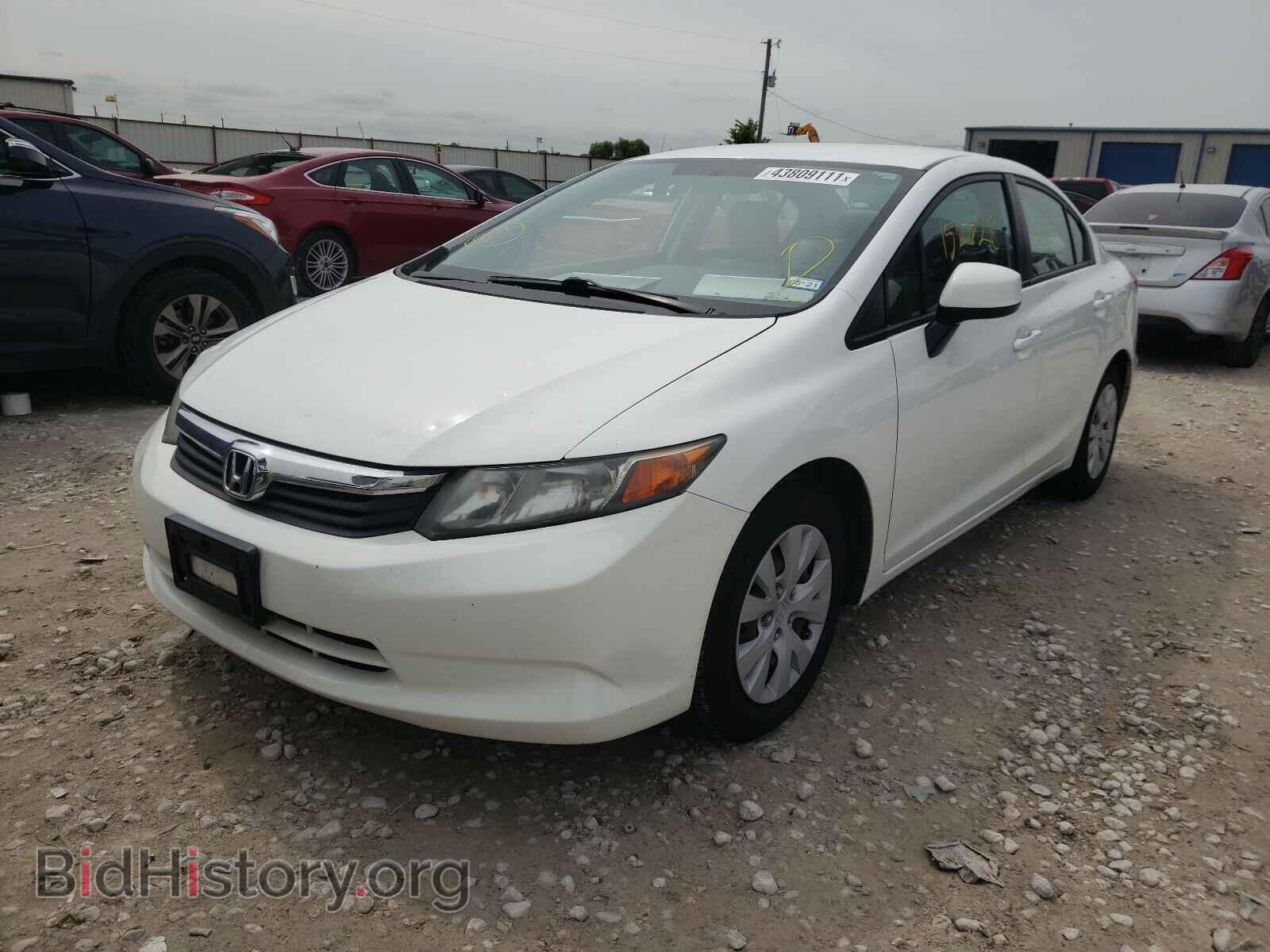 2012 HONDA CIVIC - VIN: 19XFB2F52CE038098 - Фото 2