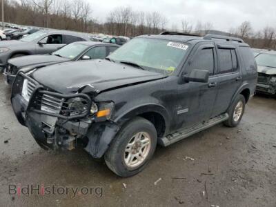 2008 Ford EXPLORER Explorer X, black — VIN 1FMEU73E88UA90024, Copart