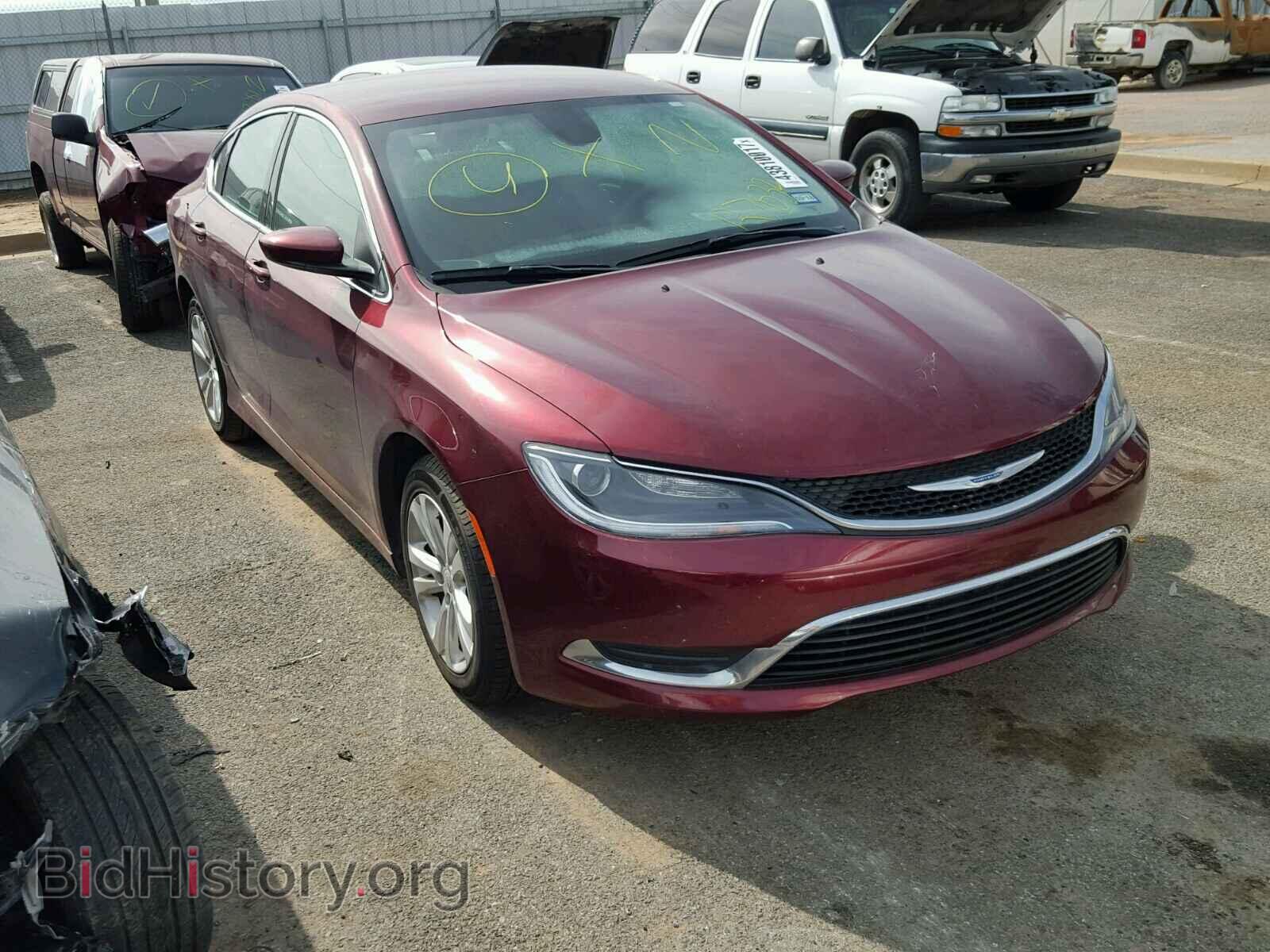 Фотография 1C3CCCABXGN127832 - CHRYSLER 200 2016