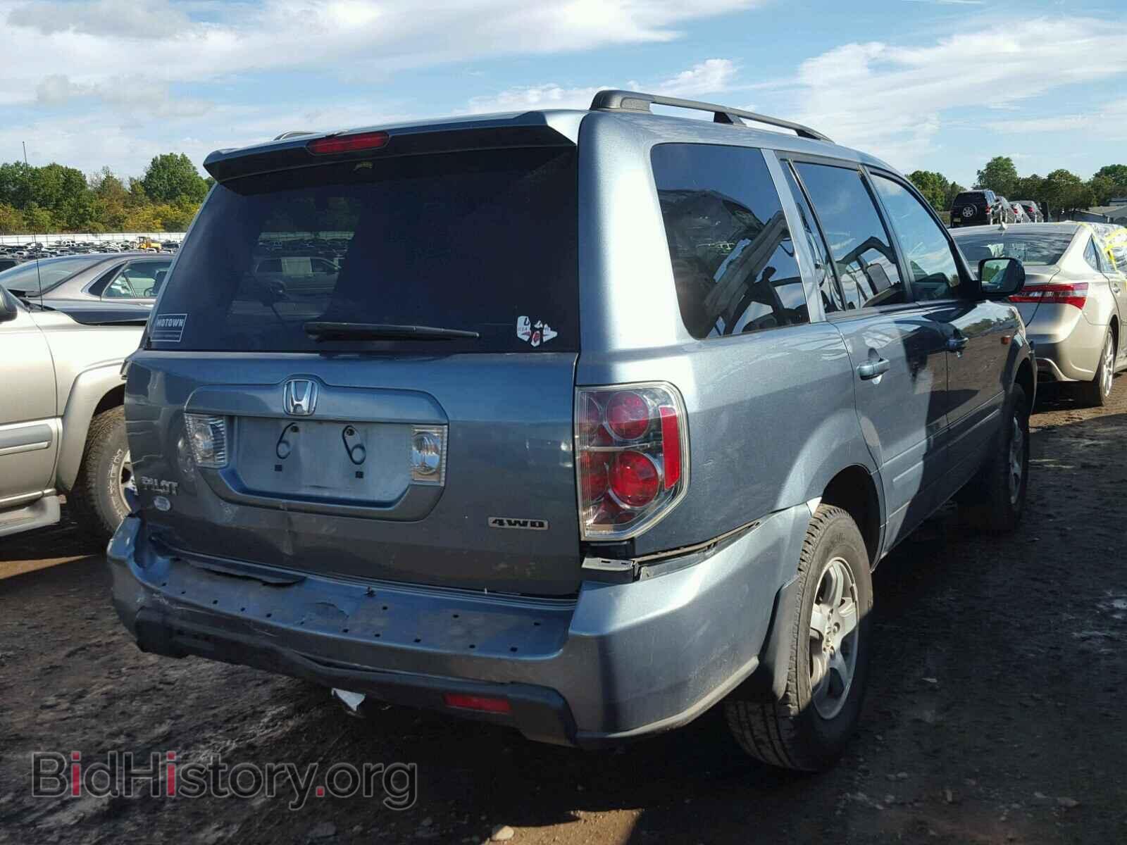 2006 HONDA PILOT - VIN: 2HKYF18416H542461 - Фото 4