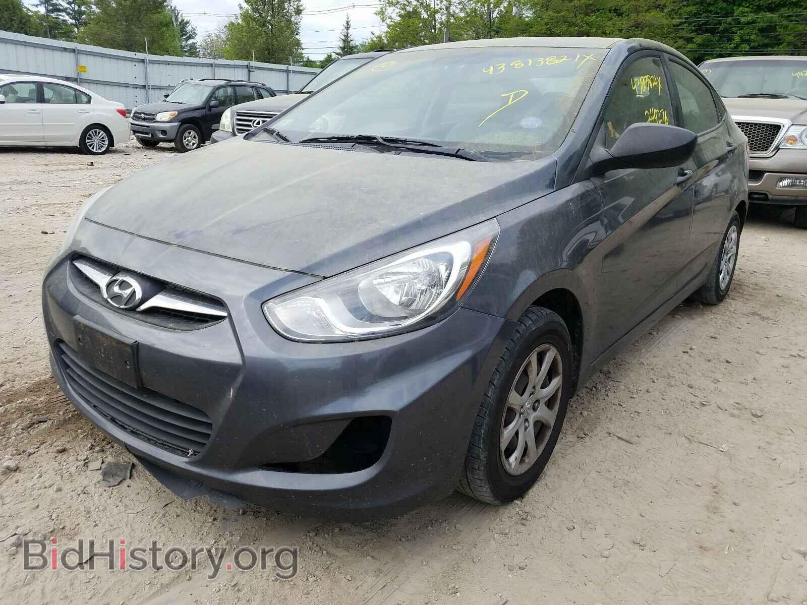 2012 HYUNDAI ACCENT - VIN: KMHCT4AE1CU062814 - Фото 2