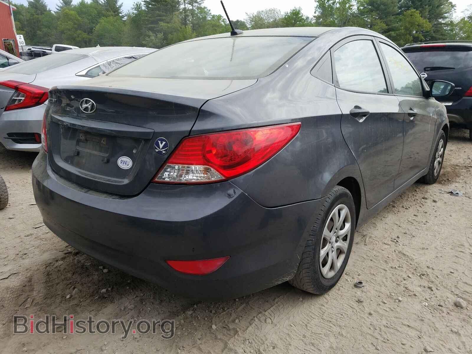 2012 HYUNDAI ACCENT - VIN: KMHCT4AE1CU062814 - Фото 4