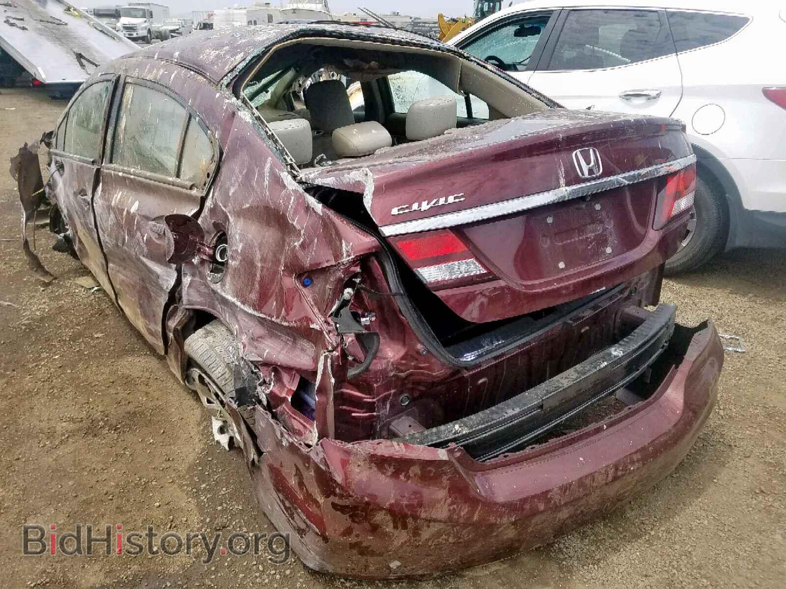 2014 HONDA CIVIC LX - VIN: 19XFB2F56EE219255 - Фото 3