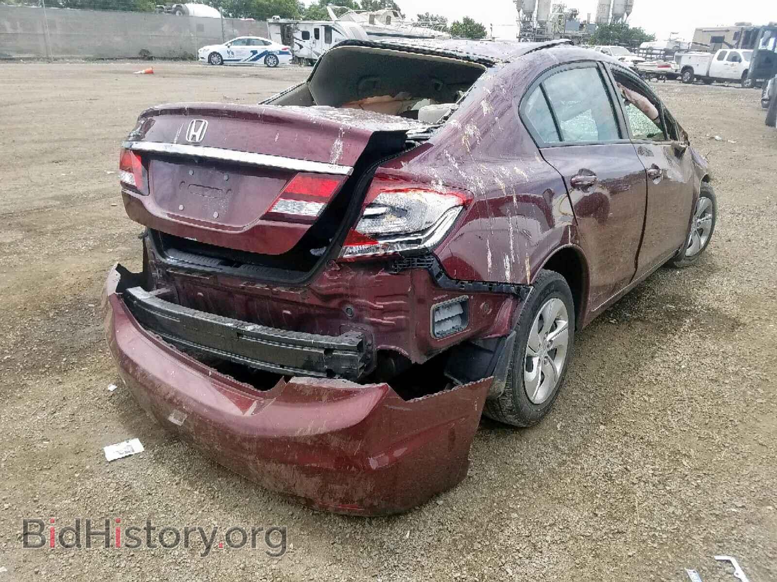 2014 HONDA CIVIC LX - VIN: 19XFB2F56EE219255 - Фото 4