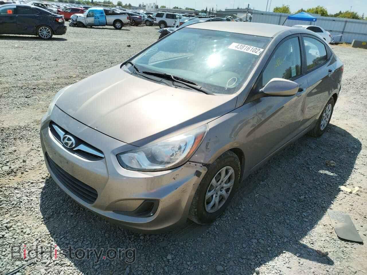 2013 HYUNDAI ACCENT - VIN: KMHCT4AE3DU521018 - Фото 2