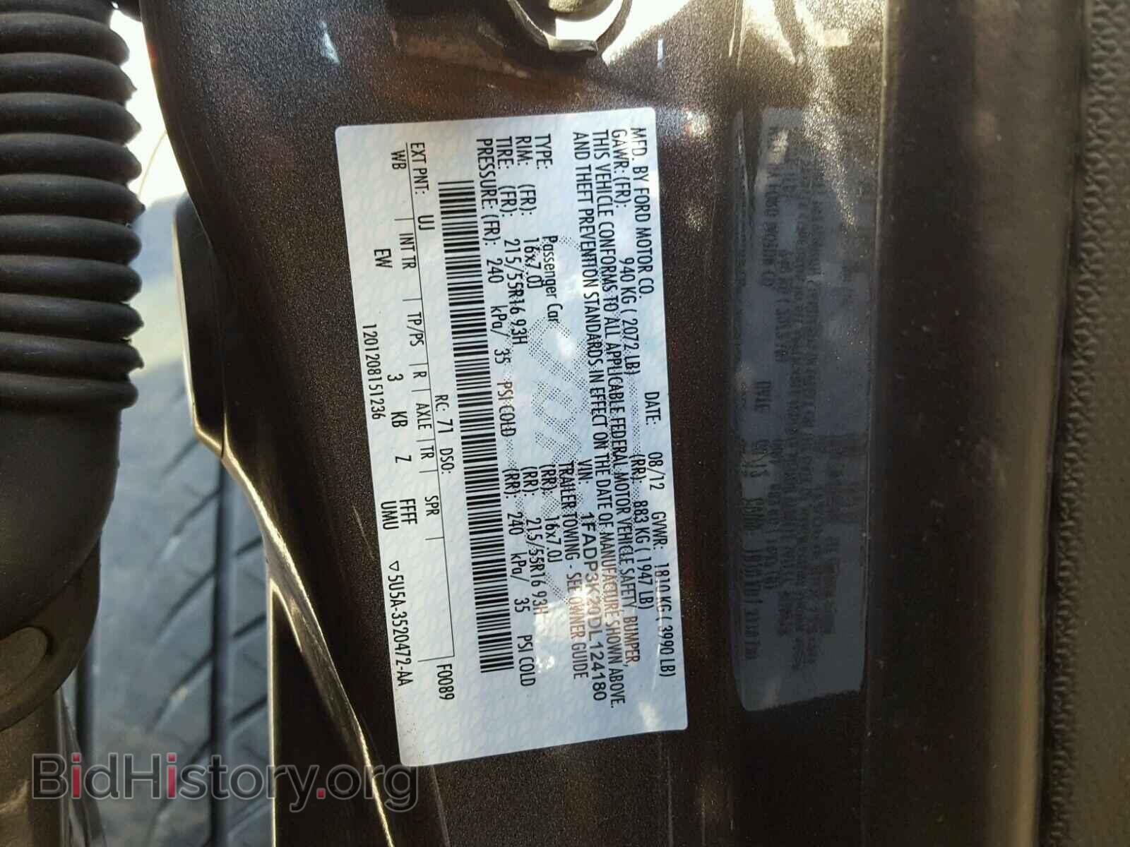 2013 FORD FOCUS - VIN: 1FADP3K20DL124180 - Photo 10