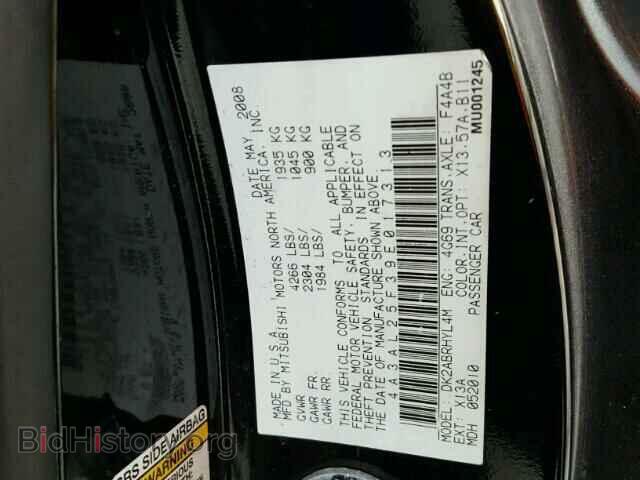2009 MITSUBISHI ECLIPSE - VIN: 4A3AL25F39E017313 - Фото 10