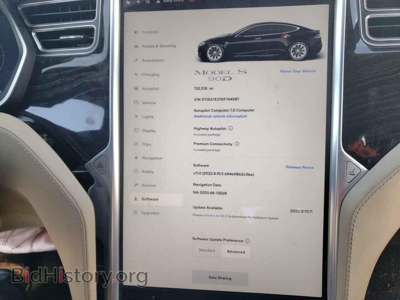 2016 TESLA MODEL S - VIN: 5YJSA1E21GF144061 - Photo 9