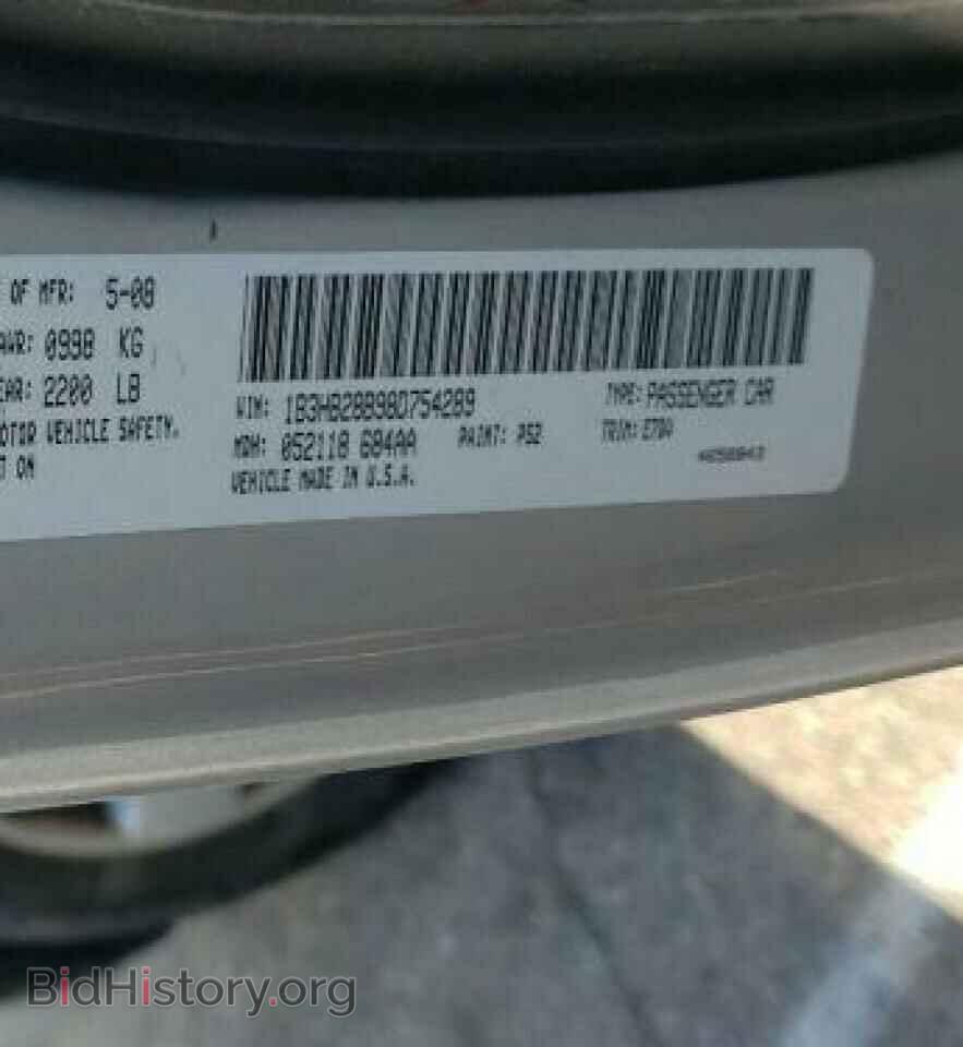 2008 DODGE CALIBER - VIN: 1B3HB28B98D754289 - Photo 10