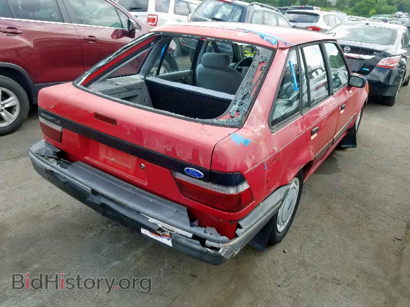 1990 FORD ESCORT - VIN: 1FAPP9599LT129384 - Photo 4