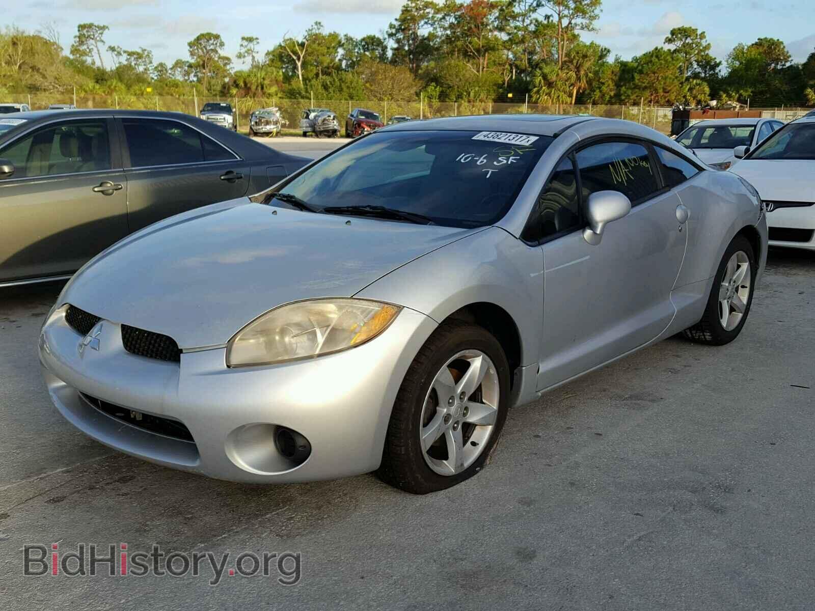 2006 MITSUBISHI ECLIPSE - VIN: 4A3AK24F46E008278 - Фото 2