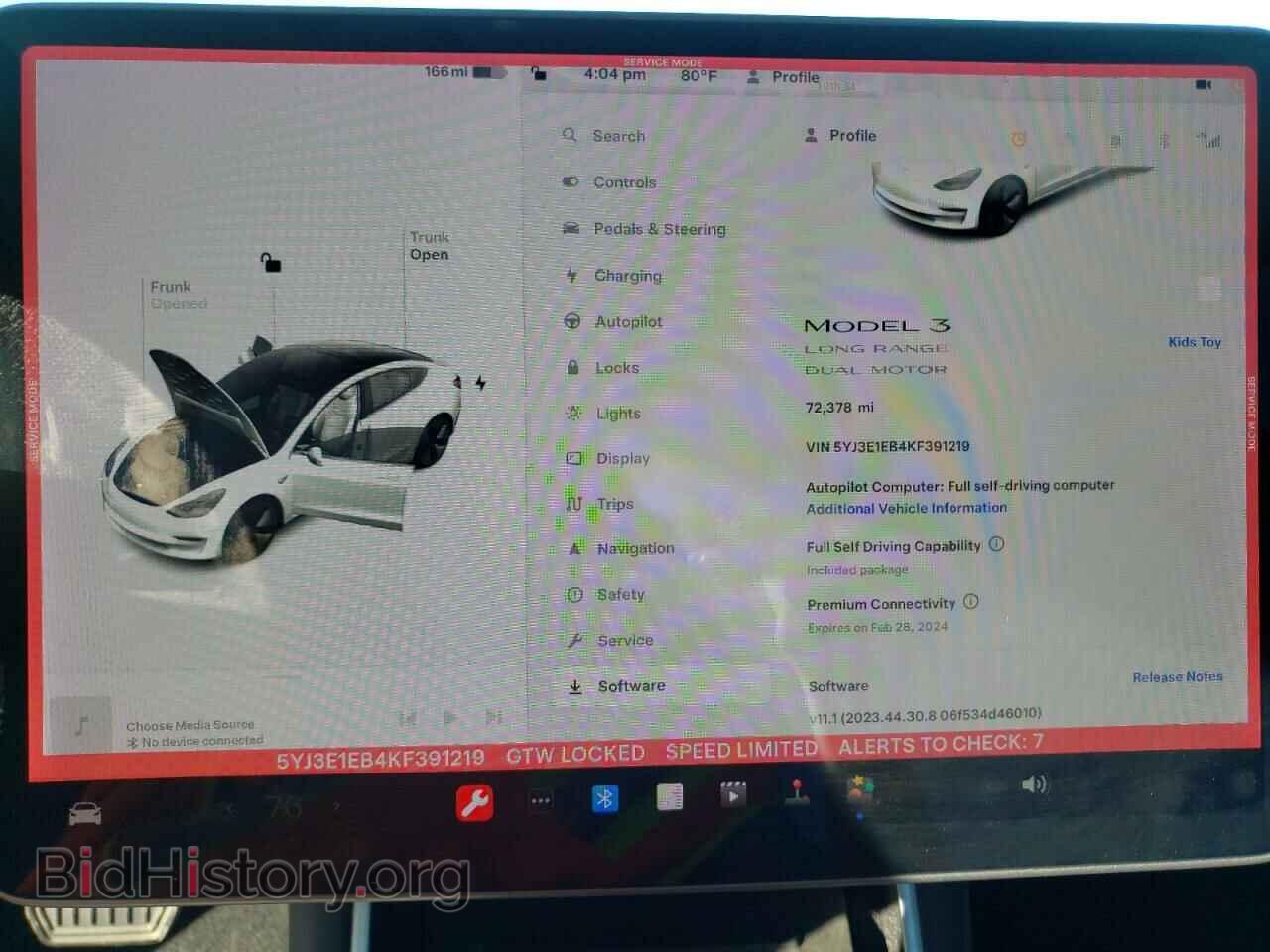 2019 TESLA MODEL 3 - VIN: 5YJ3E1EB4KF391219 - Photo 9