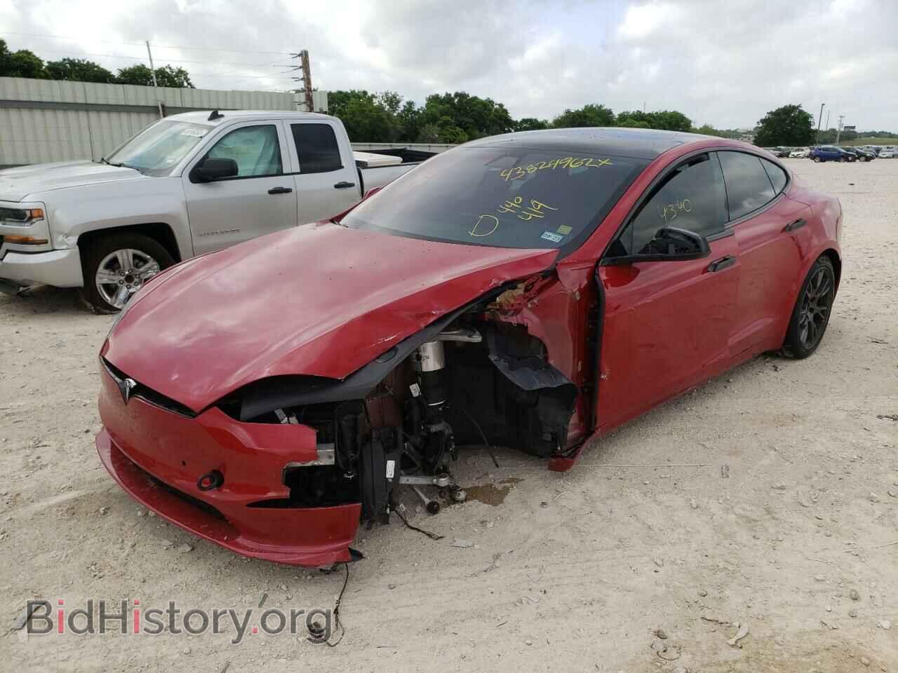 2021 TESLA MODEL S - VIN: 5YJSA1E50MF440419 - Фото 2
