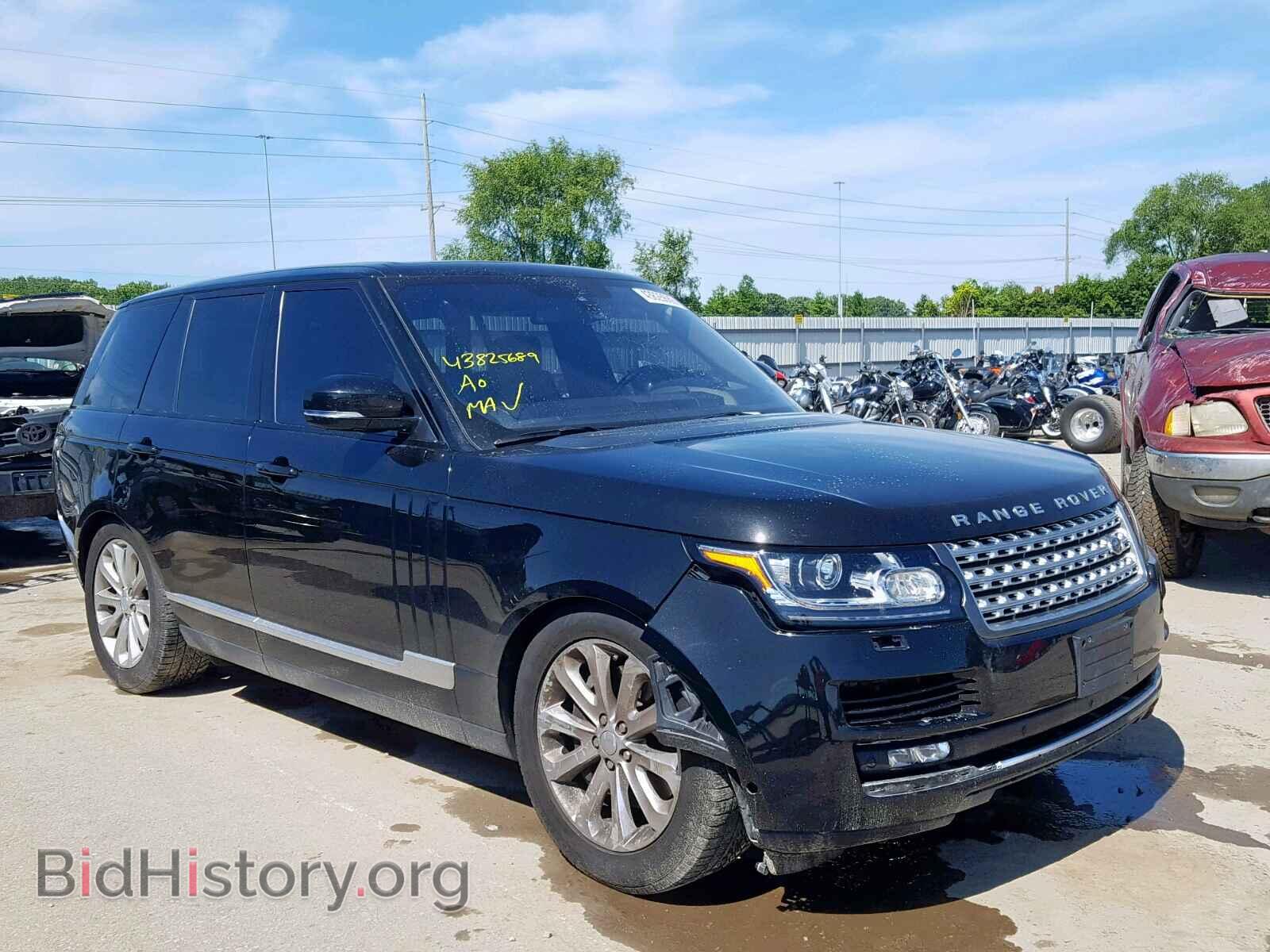 Фотография SALGS2PF3GA303012 - LAND ROVER RANGE ROVE 2016