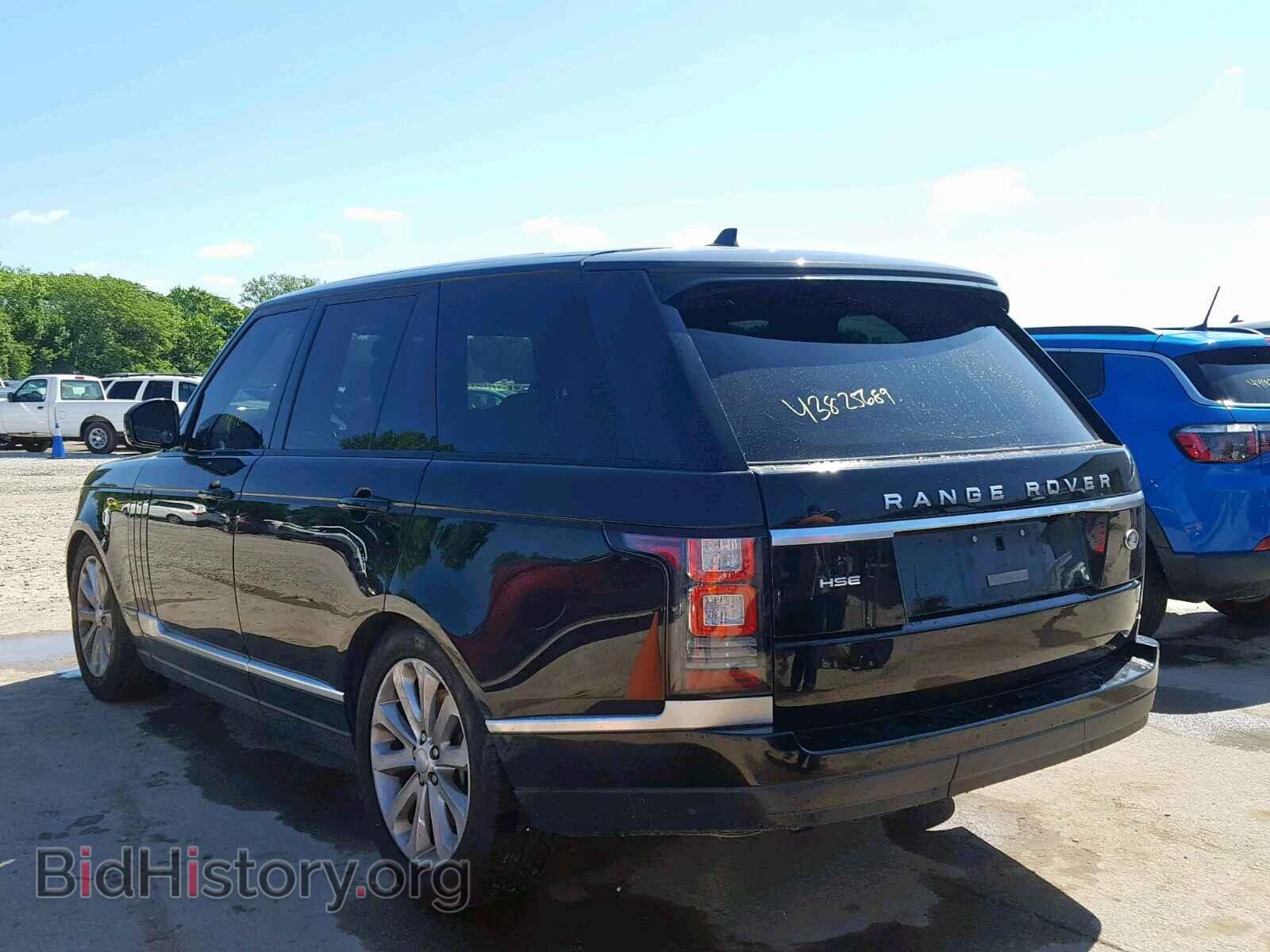 2016 LAND ROVER RANGE ROVE - VIN: SALGS2PF3GA303012 - Фото 3